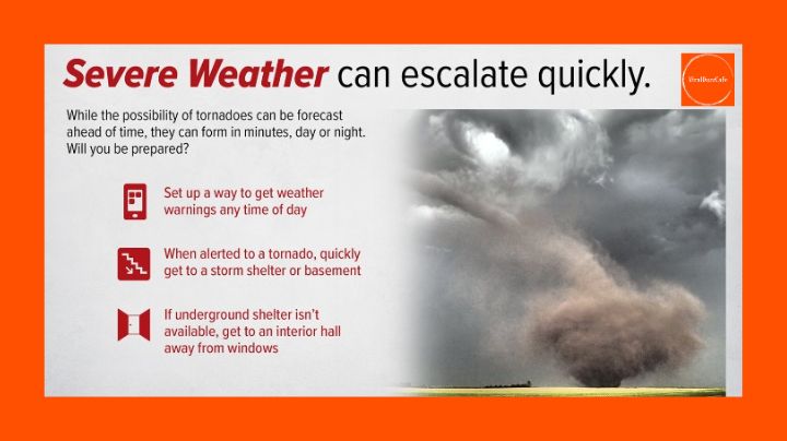 SevereWeather | TornadoWarning | StormAlert | ExtremeWeather | WeatherAlert | Thunderstorm | WeatherUpdates | EmergencyPreparedness | DisasterResponse |  BreakingNews | StaySafe | TornadoOutbreak |  ClimateChange | StormSafety | USWeather | NaturalDisaster |